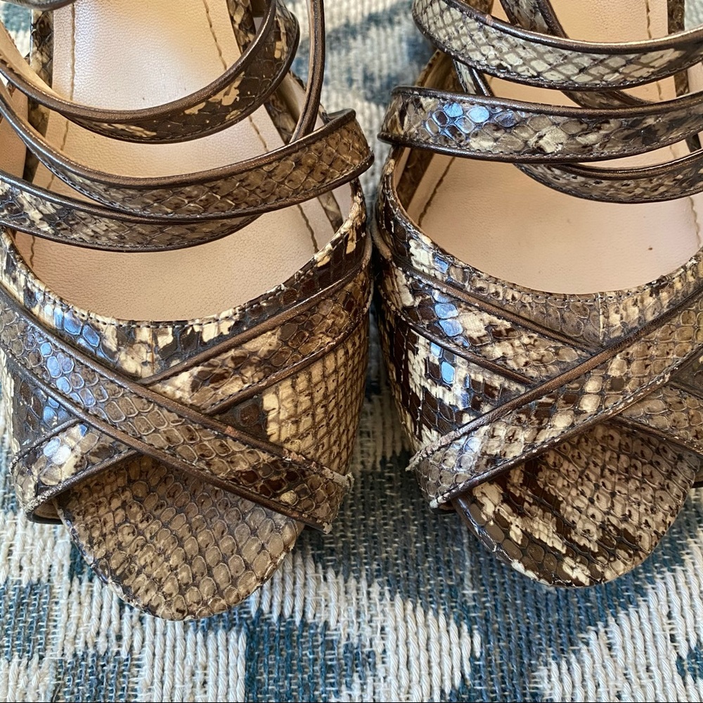 Coach Python Embossed Heels - Picture 3 of 6